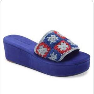 Jeffrey Campbell Mix-up Platform Slide Sandal